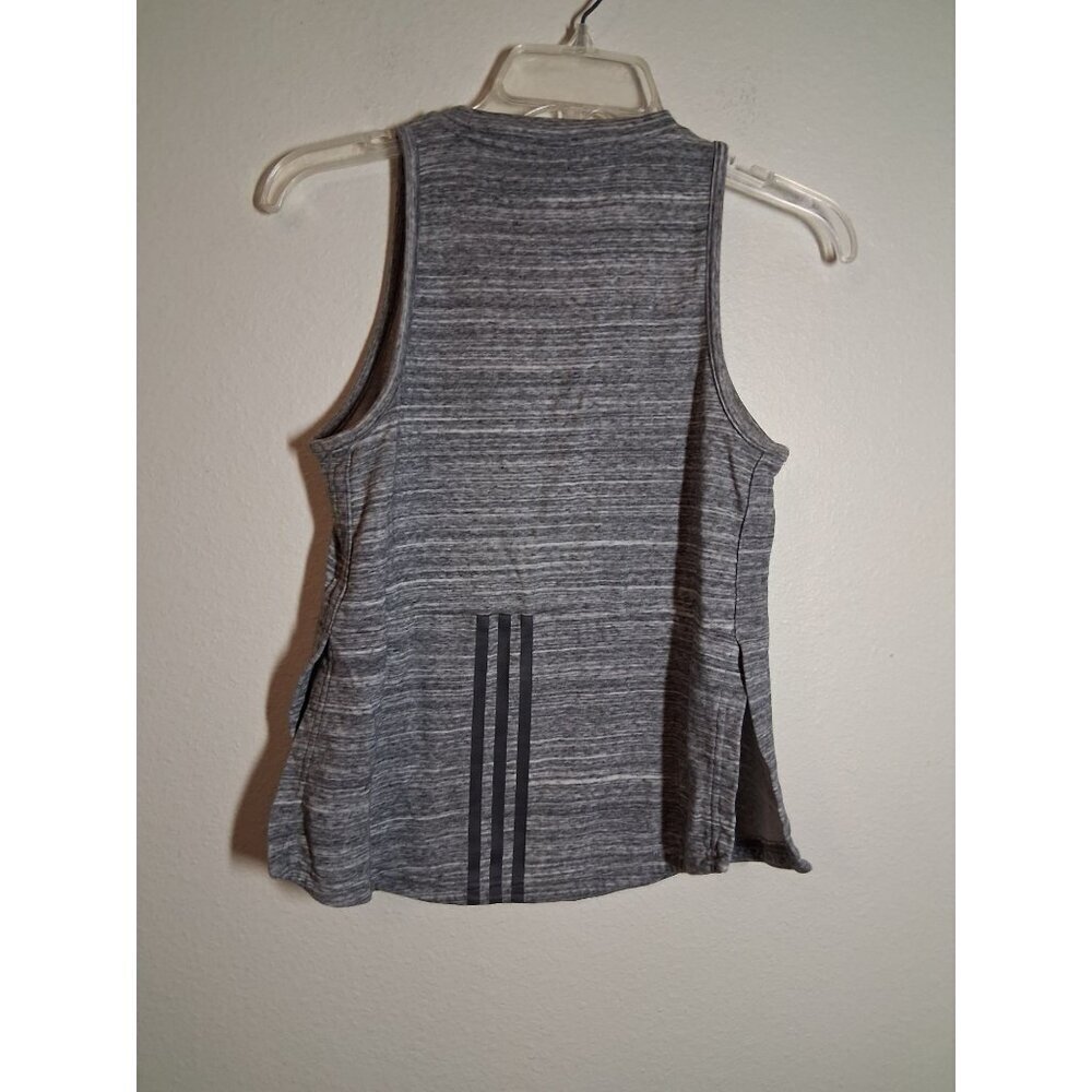 Adidas Tank Top Workout Activewear Gym Athletic Running Gray Women's Size XS - Picture 4 of 7